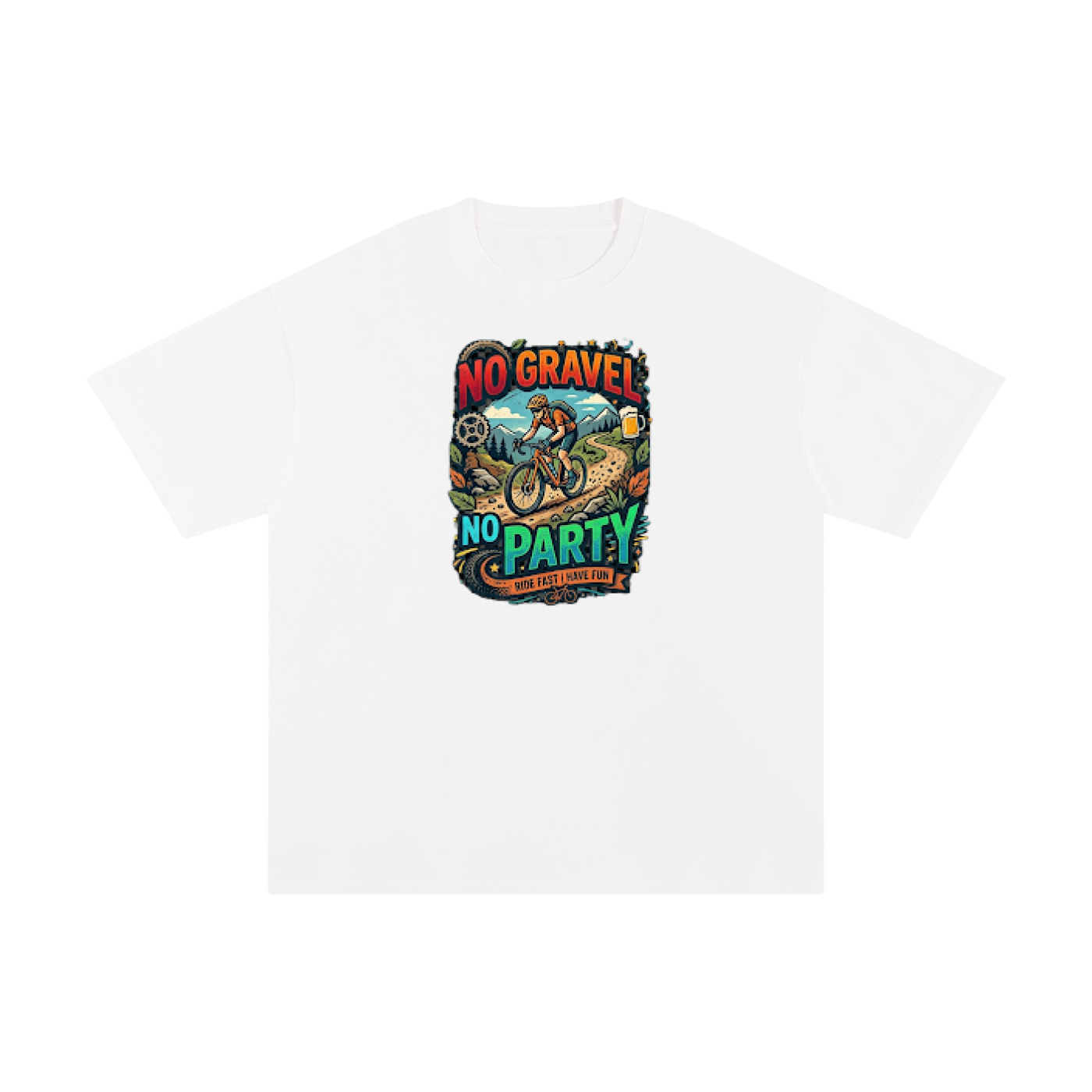 No Gravel No Party - Unisex Pure Cotton T-Shirt
